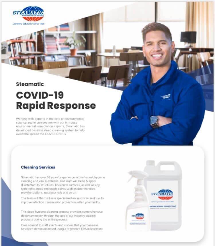COVID-19 rapid response flyer